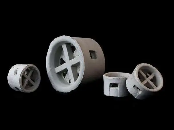 ceramic random packing for methylene chloride recovery